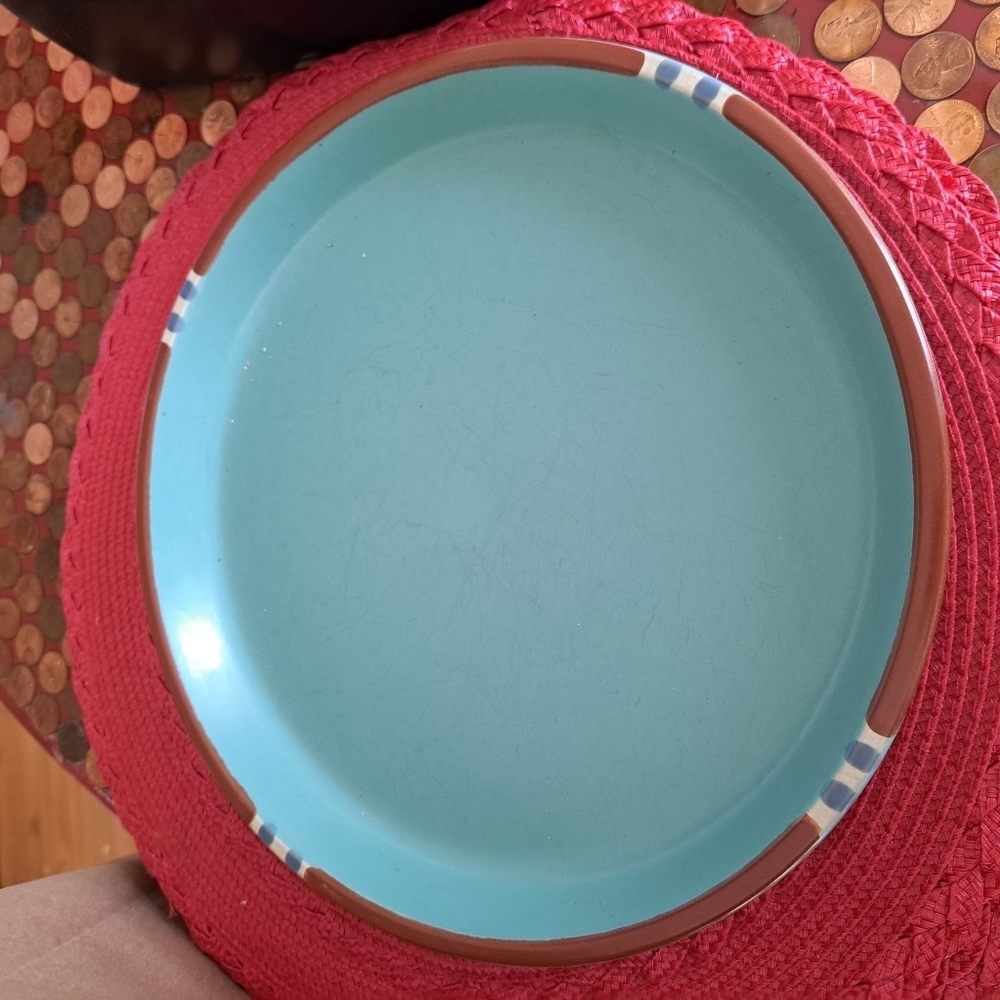 Dansk Mesa Turquoise Japan Dinner plate